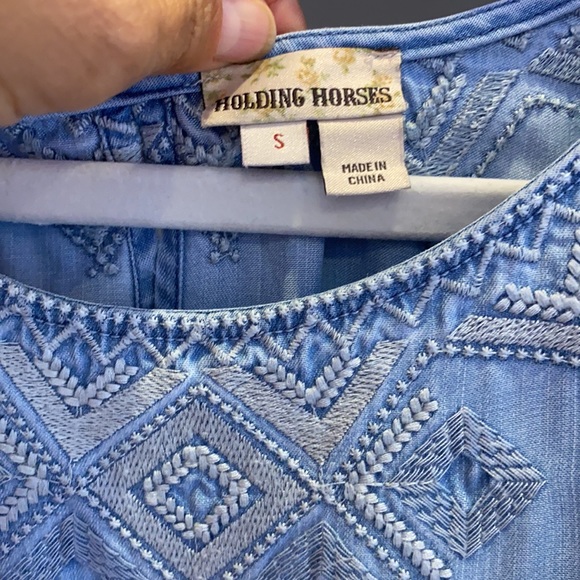 Chambray Denim Dress from Anthropologie - Picture 4 of 6